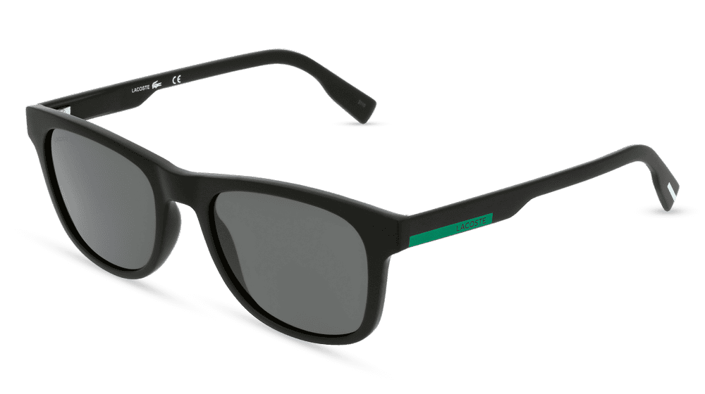 LACOSTE L969S Noir mat Vue d'angle