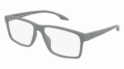 Emporio Armani EA3210U Gris mat Vue d'angle