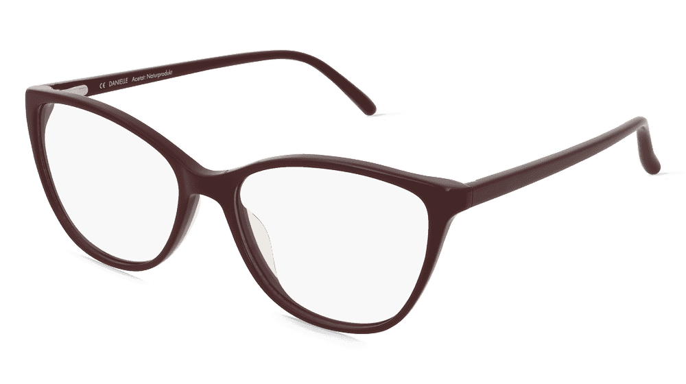 Fielmann LN 069 FLEX FA DANIELLE Bordeaux brillant Vue d'angle