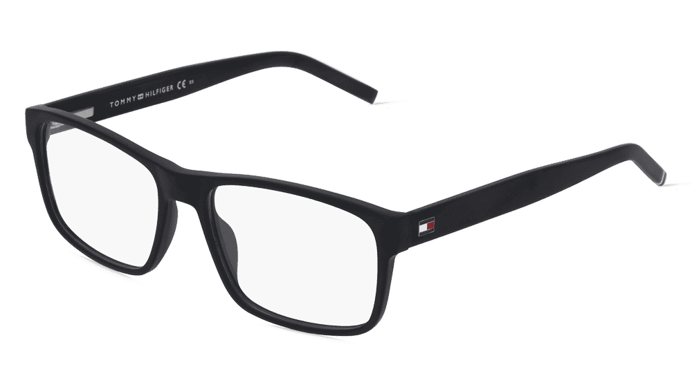Tommy Hilfiger Eyewear TH 1989 zwart mat Hoekaanzicht