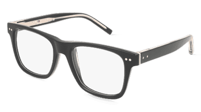Tommy Hilfiger TH 85 Noir or Vue d'angle