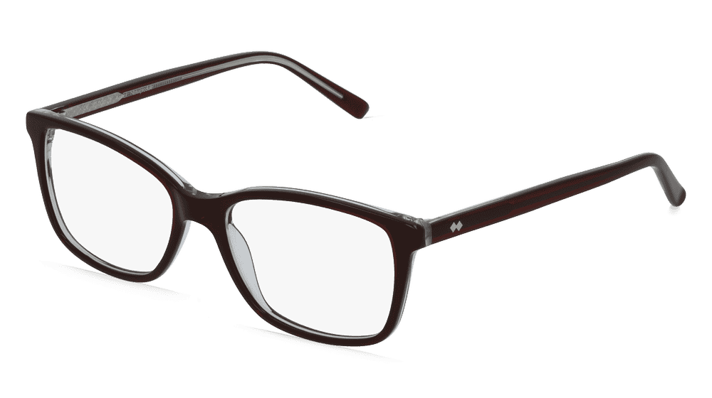 Isa bordeaux kristal Hoekaanzicht