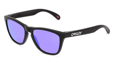 OAKLEY OO9013 FROGSKINS wit transparant Hoekaanzicht