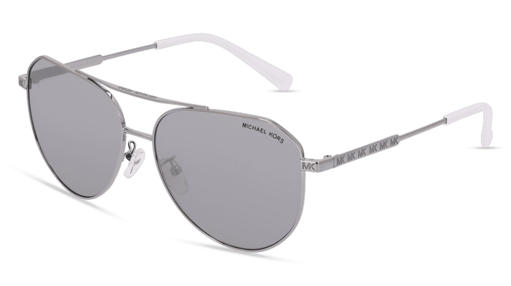 MICHAEL KORS MK1109 CHEYENNE Zilver glanzend Hoekaanzicht