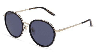 GUCCI GG0677SK goud havana Hoekaanzicht