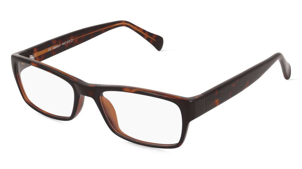 Fielmann MC 615 CL Havane Vue d'angle