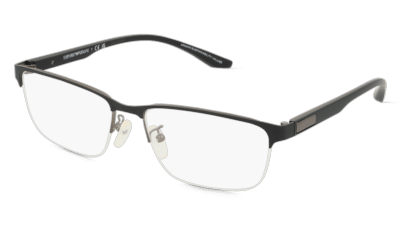 Emporio Armani EA1147 Zilver mat Hoekaanzicht