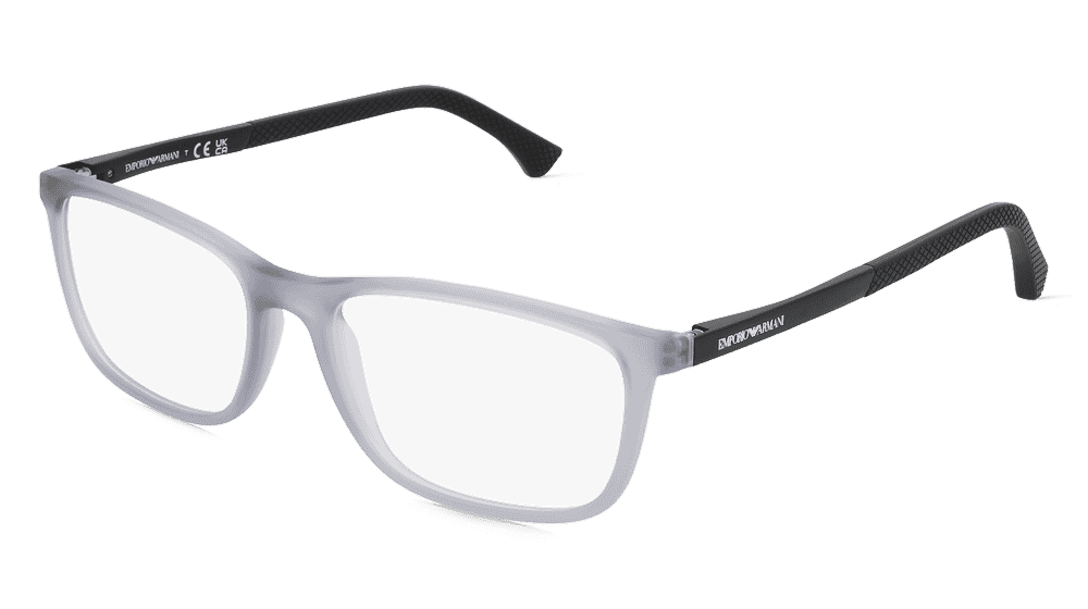 Emporio Armani EA3069 Cristal mat Vue d'angle