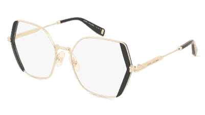 Marc Jacobs MJ 1068 Blanc doré Vue d'angle