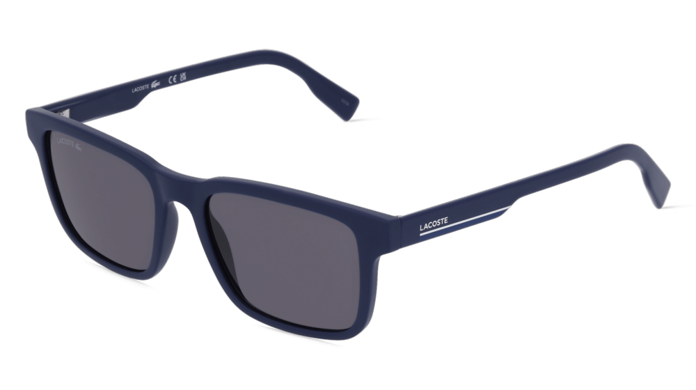 Lacoste L997S Bleu mat Vue d'angle