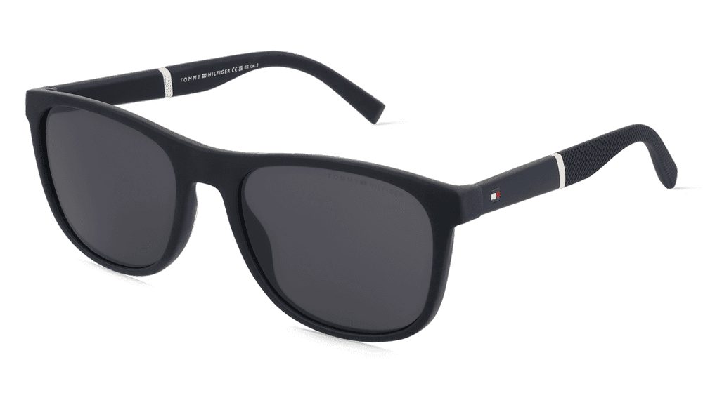 Tommy Hilfiger Eyewear TH 2042/S Bleu mat Vue d'angle