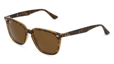 RAY-BAN RB 4362 Bruin licht Hoekaanzicht