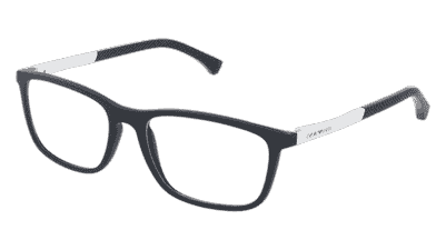 Emporio Armani EA3069 Cristal mat Vue d'angle