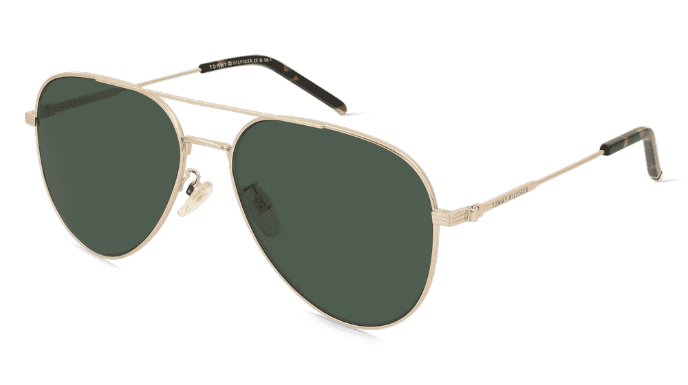 Tommy Hilfiger TH 2111/G/S Doré Vue d'angle