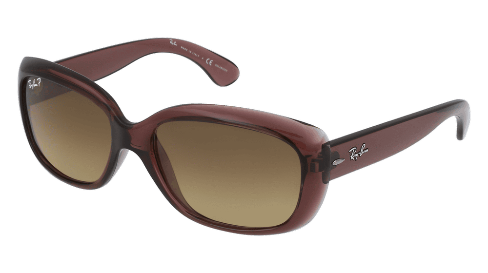 RAY-BAN RB 4101 JACKIE OHH Brown transparent Corner View
