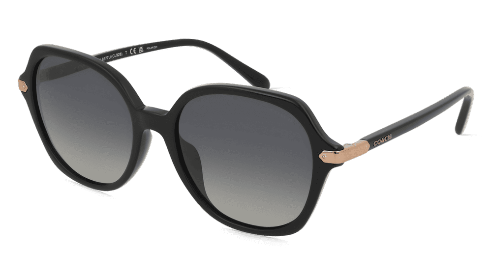 Coach HC8377U Noir Vue d'angle