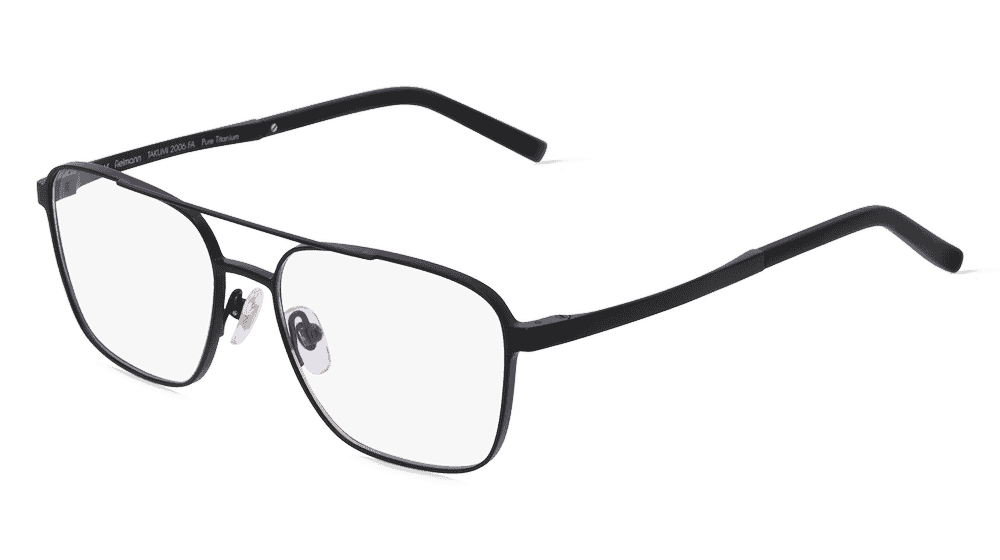Fielmann TAKUMI 2006 FA zwart mat Hoekaanzicht