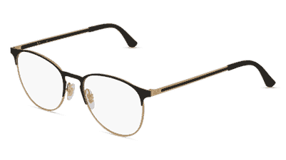 RAY-BAN RB 6375 zwart goud Hoekaanzicht
