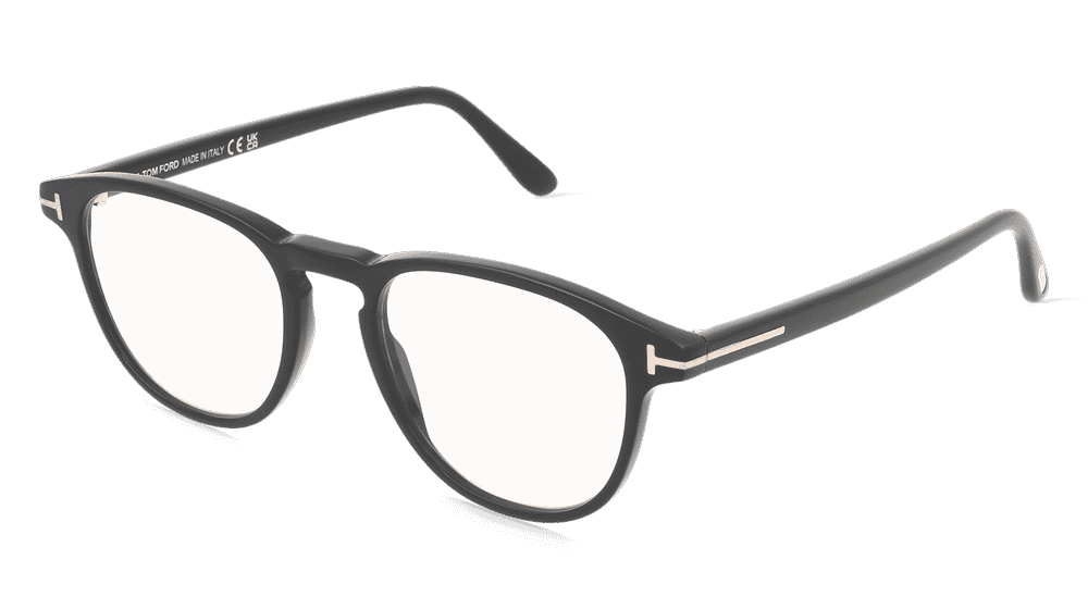 Tom Ford FT5899-B Noir brillant Vue d'angle