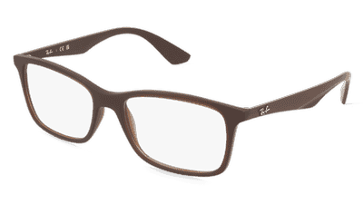 RAY-BAN RX7047 blauw Hoekaanzicht
