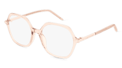 Marc Jacobs MARC 778 beige transparant Hoekaanzicht