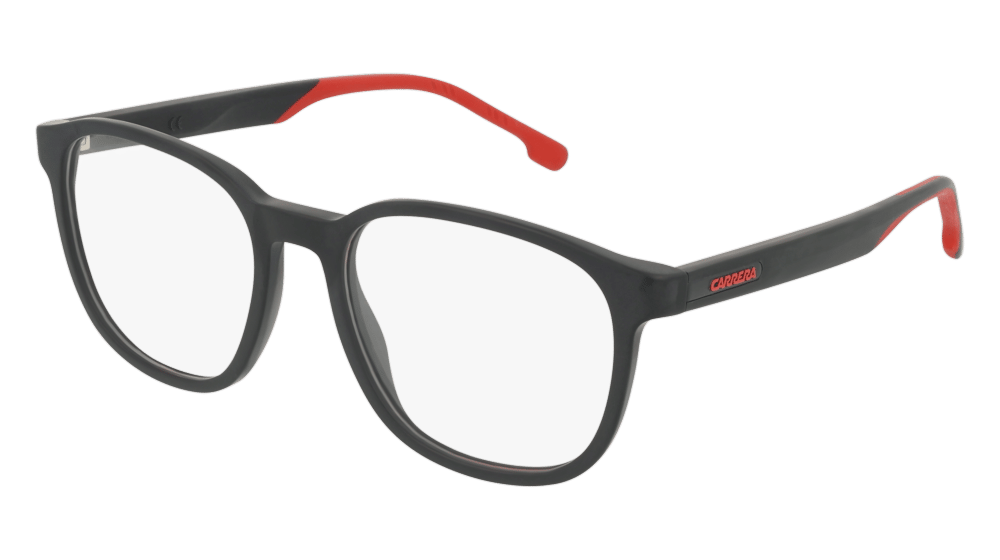 Carrera 8878 Rouge noir Vue d'angle