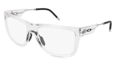 Oakley OX8028 wit transparant Hoekaanzicht
