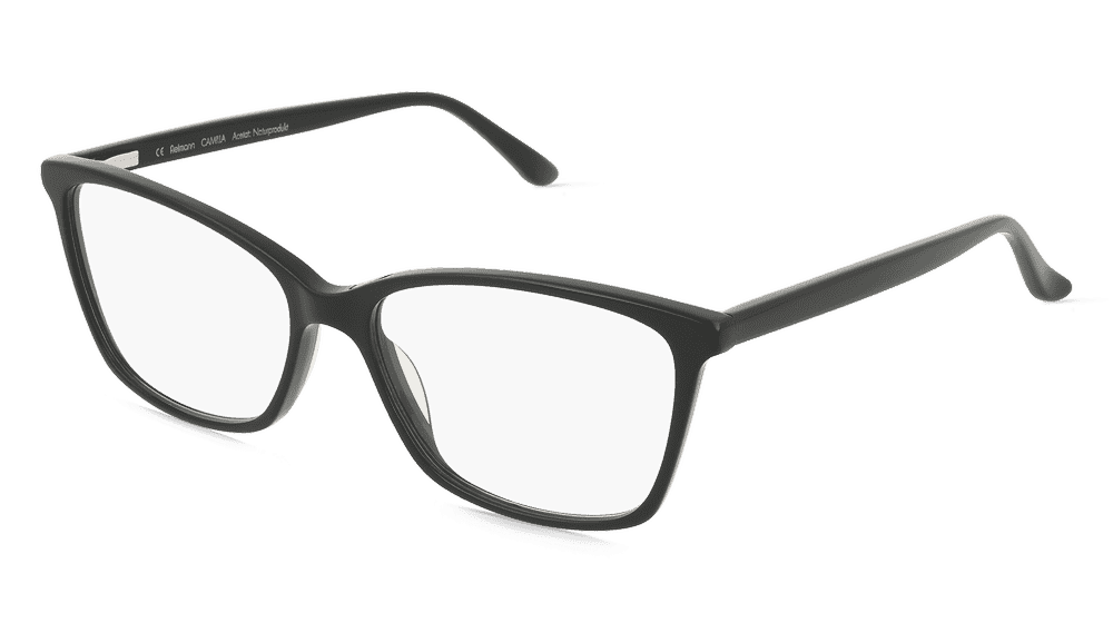 Fielmann ABC 082 FLEX CL CAMILLA Noir brillant Vue d'angle