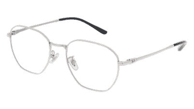 Ray-Ban RX8777D zilver Hoekaanzicht