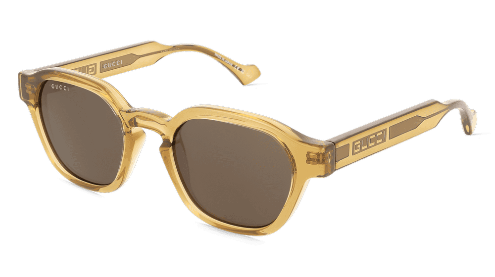 Gucci GG1730S Jaune Vue d'angle