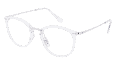 RAY-BAN RX7140 zwart Hoekaanzicht