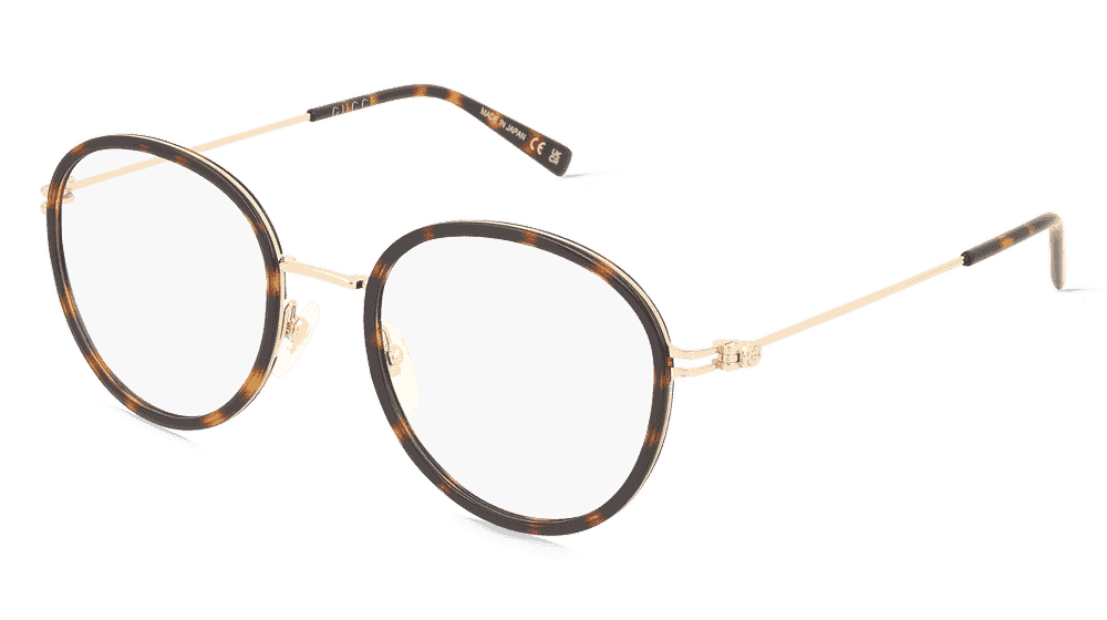 Gucci GG1851O havana Hoekaanzicht