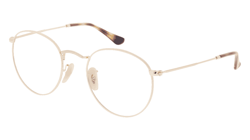 RAY-BAN RB 3447 V Doré brillant Vue d'angle