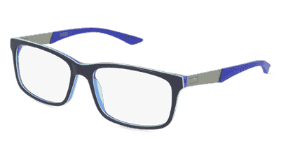 Puma PU0074O Bleu foncé Vue d'angle