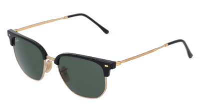 RAY-BAN RB4416 Noir or Vue d'angle