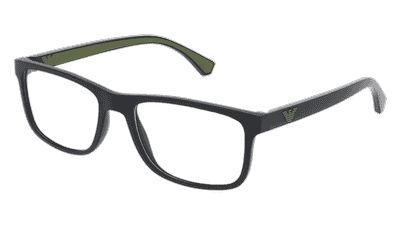 Emporio Armani EA3147 Kristal mat Hoekaanzicht
