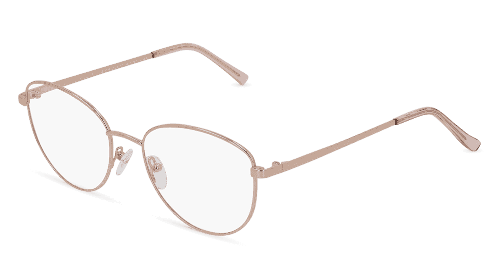 Antje roze goud Hoekaanzicht