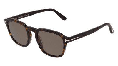 Tom Ford FT0931 AVERY Noir brillant Vue d'angle