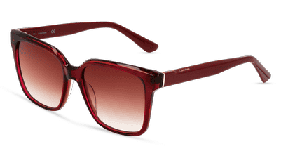 CALVIN KLEIN CK21530S Noir brillant Vue d'angle