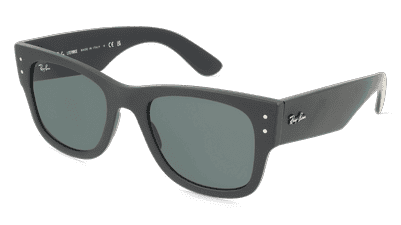 Ray-Ban RB4840S Gris mat Vue d'angle