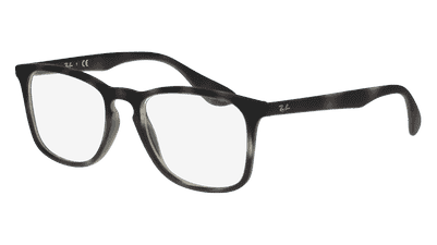 RAY-BAN RX7074 Havane Vue d'angle