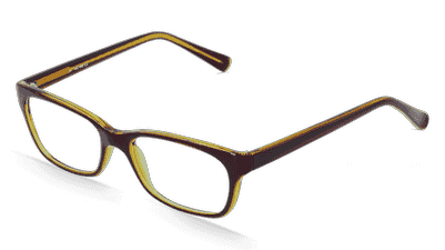 Fielmann MC 445 CL Bourgogne lilas Vue d'angle