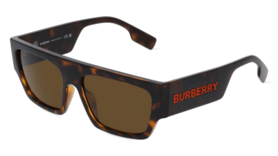 Burberry BE4397U zwart Hoekaanzicht