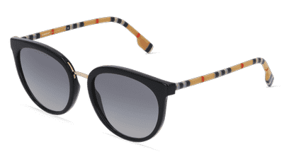 Burberry BE4316 Willow Noir Vue d'angle