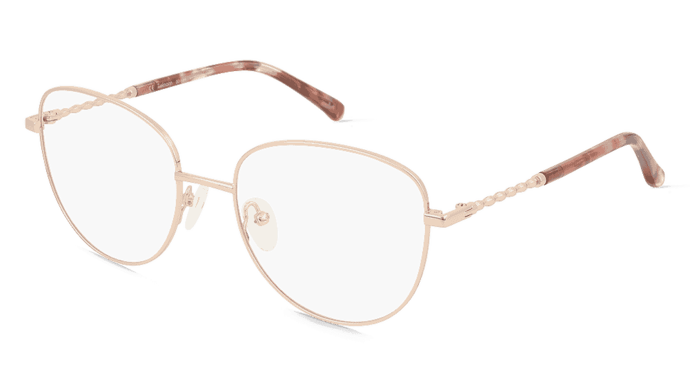 Fielmann BD 567 FA GLORIA Or rose havanna Vue d'angle