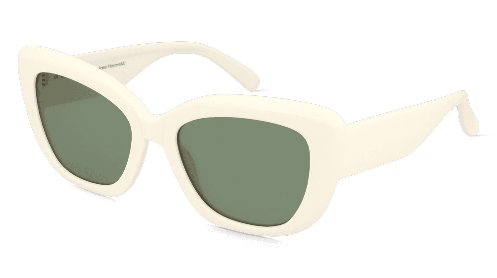 Fielmann LN 018 SUN FA Crême licht Hoekaanzicht