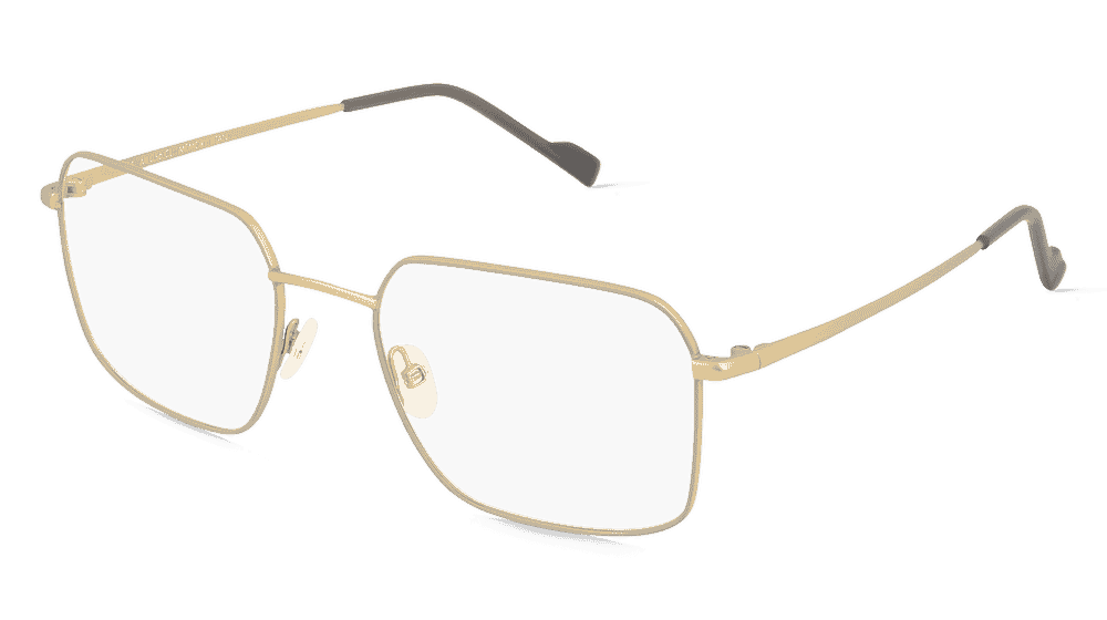 Fielmann MI 056 CL grijs goud Hoekaanzicht