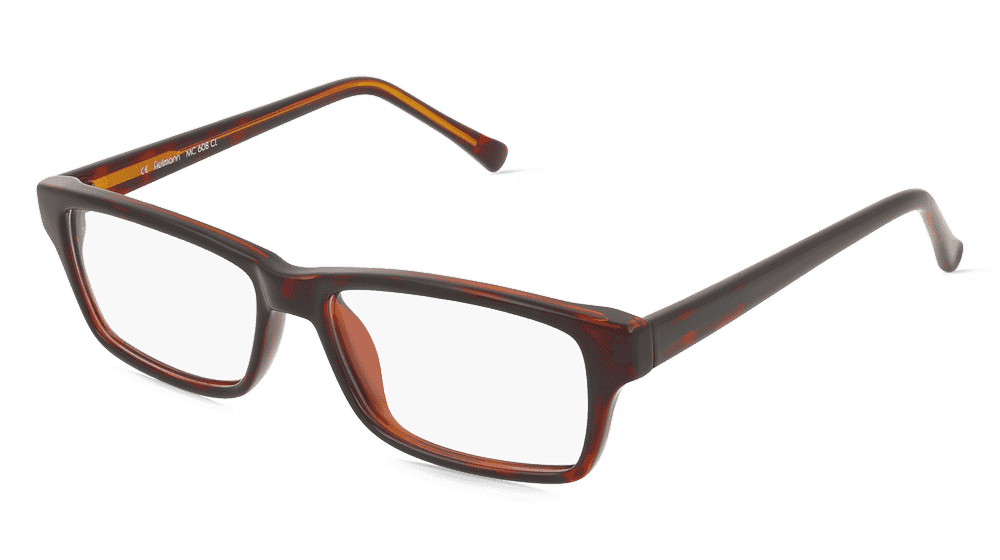 Fielmann MC 608 CL Havane Vue d'angle