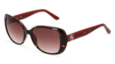 GUESS GU7822 Havanna donker Hoekaanzicht