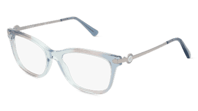 Coach HC6176 wit transparant Hoekaanzicht